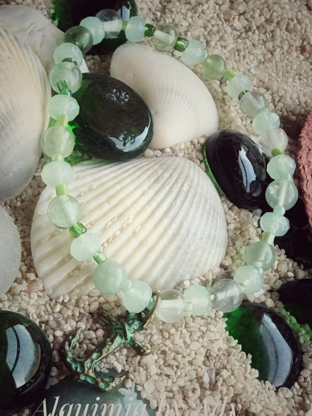 Fluorite beaded bracelet hope joy and creativity healing crystals bracelet